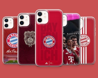 Bayern Munich Phone Case Football Cover for iPhone 17, 16, 15, 14, 13, 12, Samsung S25, S24, S23, S22,A16,A26,Pixel 10,9A