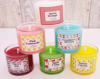 Mini Faux Candle 1:3 Scale for 14-18 inch dolls BJD doll 11 inch fashion doll 1 to 6 scale dollhouse kitchen diorama Lemon Cherry Citrus
