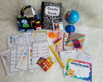 school set for dolls