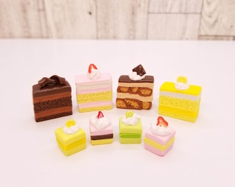 1:3 Scale Tea Cakes and Petit Fours for 18 inch Doll, 14 inch doll, BJD Doll  (Ready to Ship)