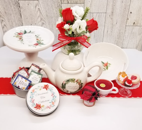 1 3 Scale Christmas Tea Service Accessories Ala Carte for 18 Inch Doll 14 Inch Doll BJD Doll ready to Ship Etsy