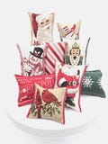 Mini Christmas/Winter Decorative Pillows for 11-18 inch dolls, BJD Doll, Dollhouse Decorations
