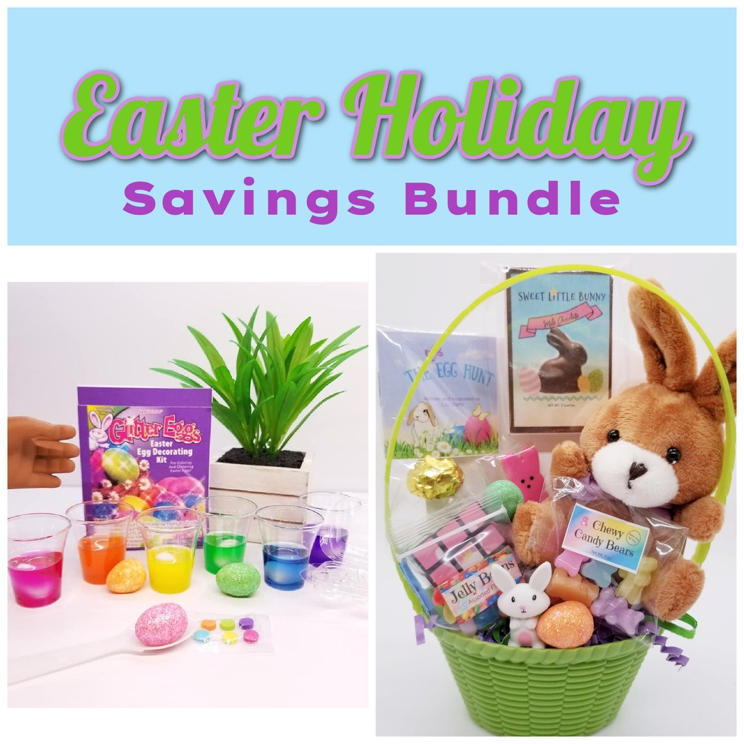 13 Scale Doll Easter Basket Bundle With Egg Color Kit LIMITED for 18