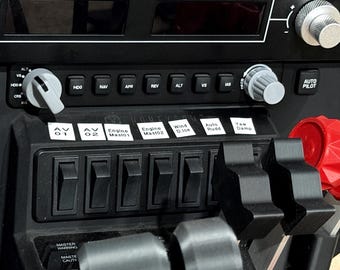 Honeycomb Bravo Replacement Press-on control knobs