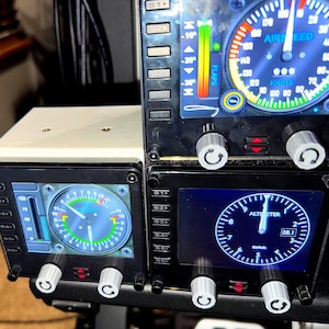 Flight Simulator FIP Knob Add-On – Press-On Control Knob (Compatible with Saitek / Logitech Panels)