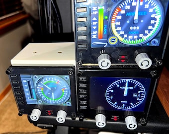 Flight Simulator FIP Knob Add-On – Press-On Control Knob (Compatible with Saitek / Logitech Panels)