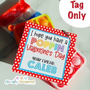 Pop It Valentine Cards, Fidget Valentine Cards, Valentine Cards, Poppin Valentine's Day, Fidget Bubble Toy, Valentine's Fidget Toy