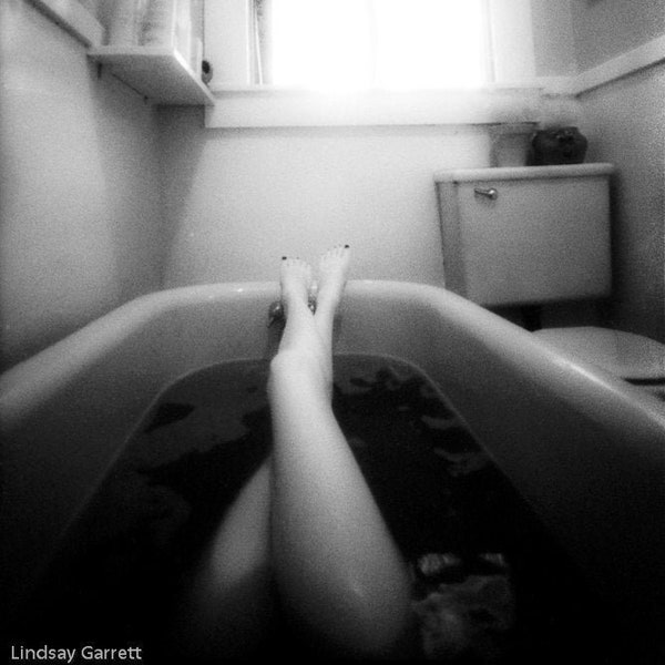 Black and White Wall Art - Fine Art Photography - Nude Bathroom Art