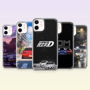 JDM Auto Handy Hülle Japanischer Buchstabe D, für iPhone 17Pro, 16, 15, 14, 13, Samsung S25, S24, S23, S22, A16, A26, Pixel 10, 9Pro