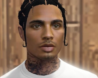 Xavier Männliche Charakter Gesichtstextur - Realistischer RP Skin (Digitaler Download)