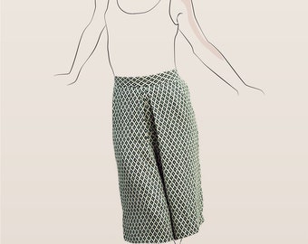 Velo Culottes Sewing Pattern: Ladies Shorts & Knee Length Trousers (PDF Pattern)