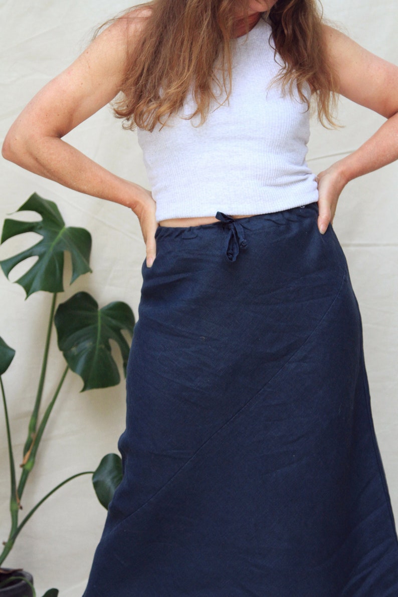 Bias Midi Skirt PDF Sewing Pattern Ladies Bias Midi Skirt Etsy