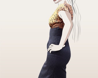 Vintage Inspired Skirt Sewing Pattern Bundle: Wiggle & Swing (PDF Pattern)