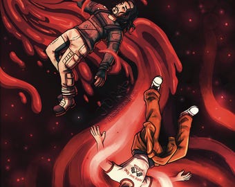 The Red Line - Bloodymary 8 x 10 in Print