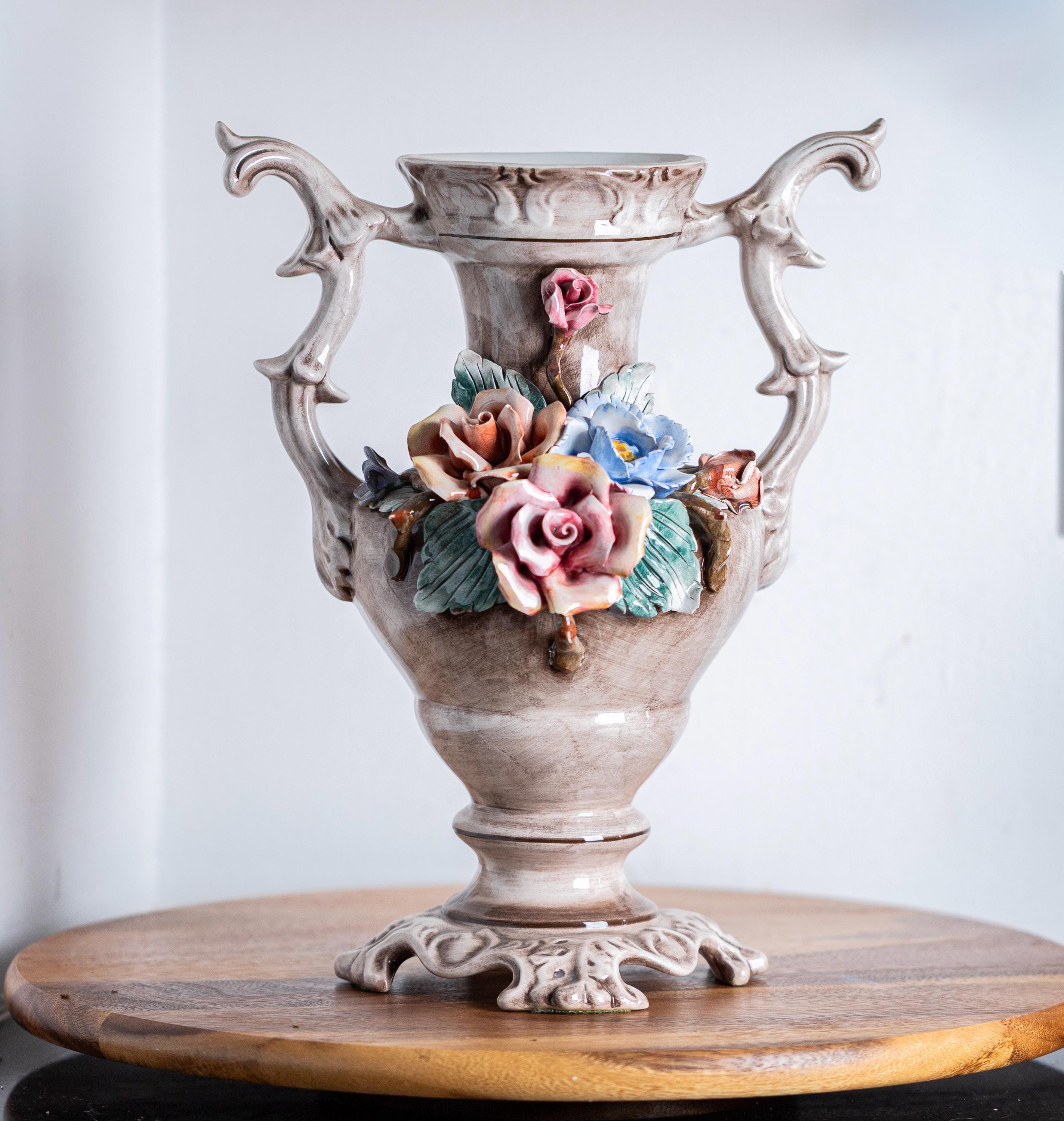 Capodimonte Vases - Etsy