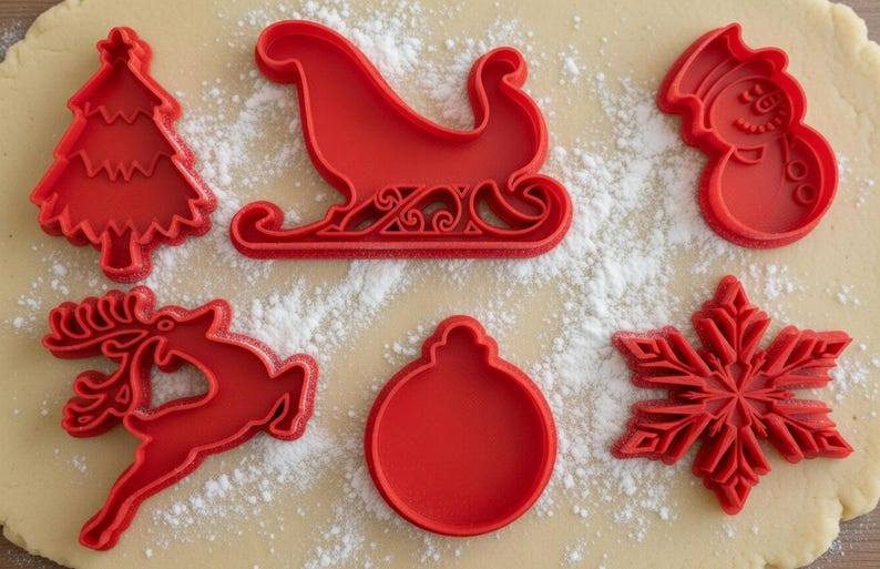 3D printable cookie cutter STL files bundle. Ultimate collection of 100+ unique, highly detailed baking and clay molds for instant digital download.