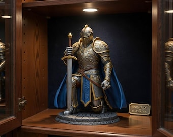 Fantasy Knight STL File | Warrior Miniature 3D Print Model (Digital Download)