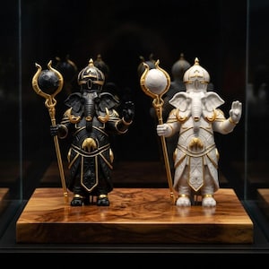 Fantasy Schach Set, 3D Gedruckte Mythologische Stücke, Luxus Strategiespiel, Ausstellungsstand Bild 5