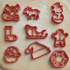 3D printable cookie cutter STL files bundle. Ultimate collection of 100+ unique, highly detailed baking and clay molds for instant digital download.
