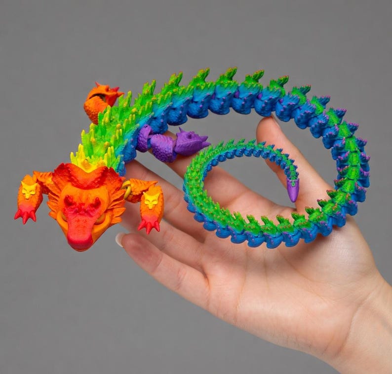 25+ Flexi Dragons STL Bundle | Articulated Print-in-place 3D Files ...