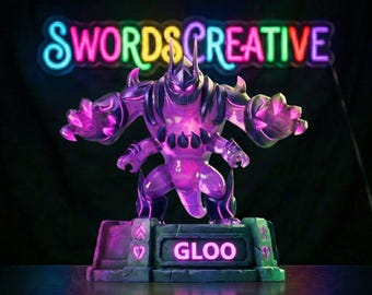 Mobile Legends Gloo Figure | 3D Printed, Hand Painted MLBB Statue