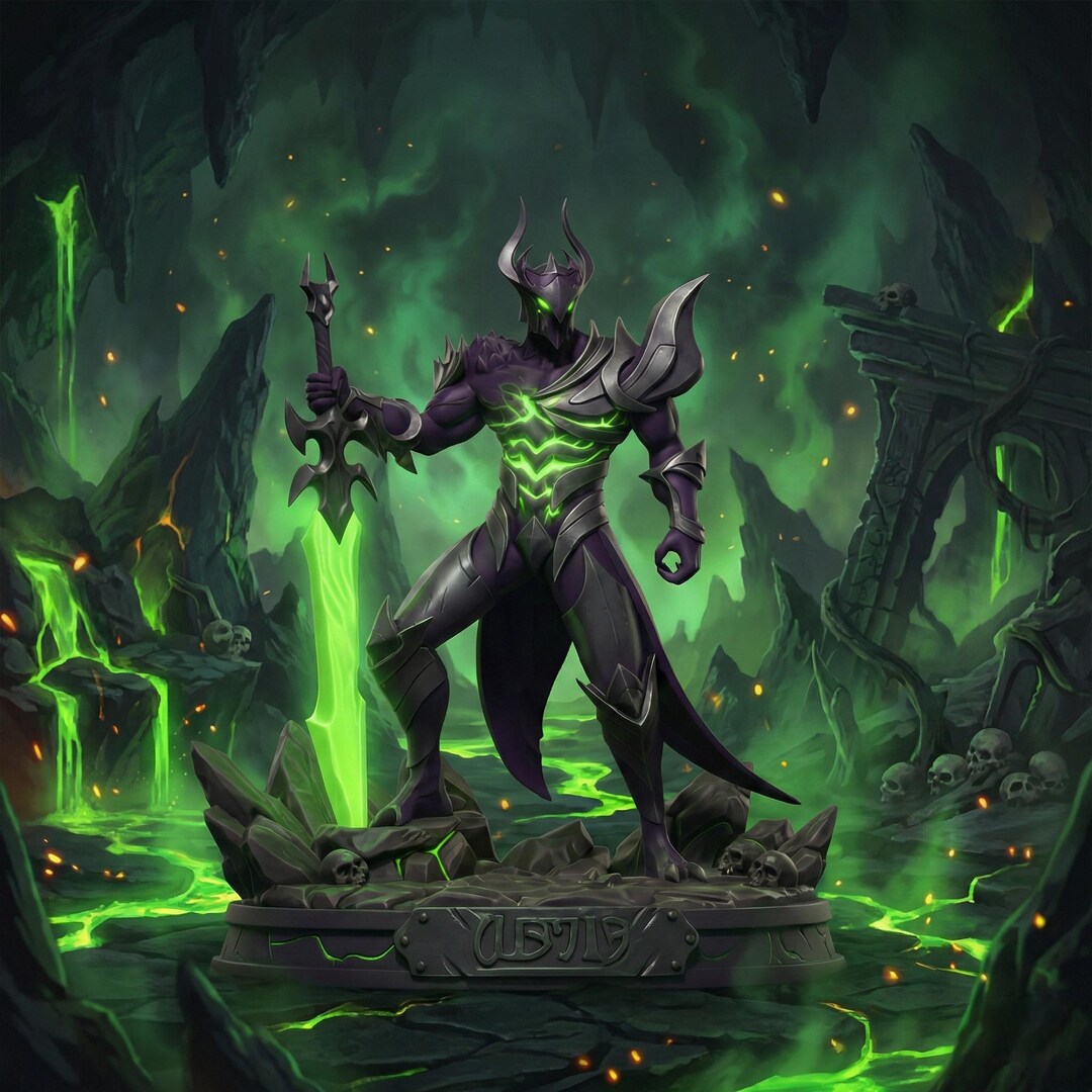 Argus Figure | Mobile Legends 3D Printed Statue | Dark Angel Decor - Etsy