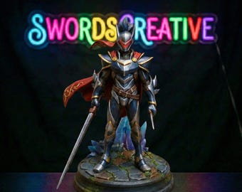 Saber Mobile Legends 3D Print Model | MLBB Assassin Figure (STL File)