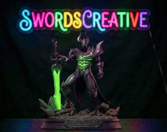 Argus Figure | Mobile Legends 3D Printed Statue | Dark Angel Decor