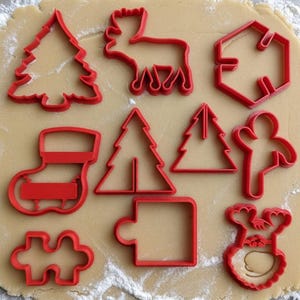 3D printable cookie cutter STL files bundle. Ultimate collection of 100+ unique, highly detailed baking and clay molds for instant digital download.