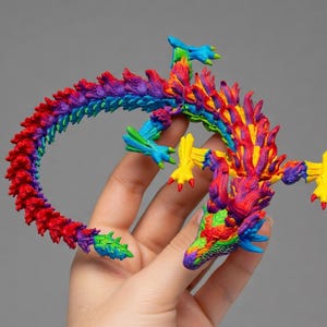 25+ Flexi Dragons STL Bundle | Articulated Print-in-Place 3D Files (Digital Download) image 8