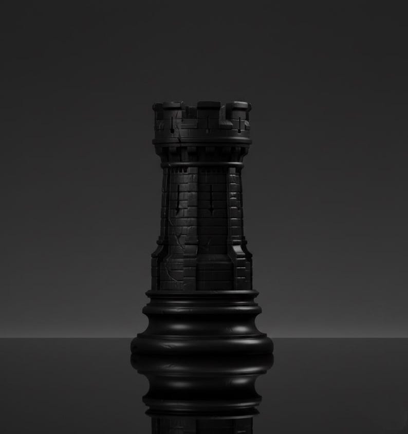 3D Printed Sculptural Chess Set – Medieval Gothic Home Decor - Etsy