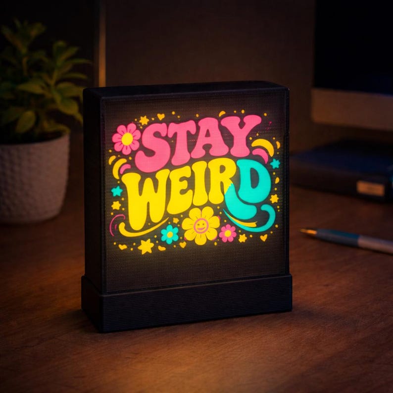 15+ LED Light Box Designs 3MF File | Motivational Neon 3D Print Files ...