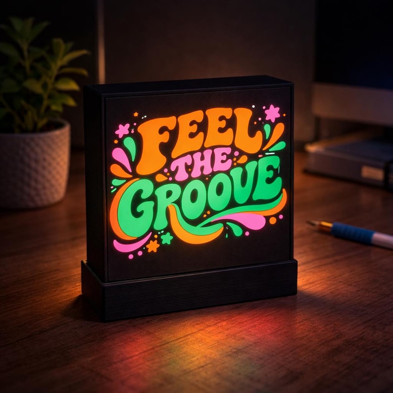 15+ LED Light Box Designs 3MF File | Motivational Neon 3D Print Files ...