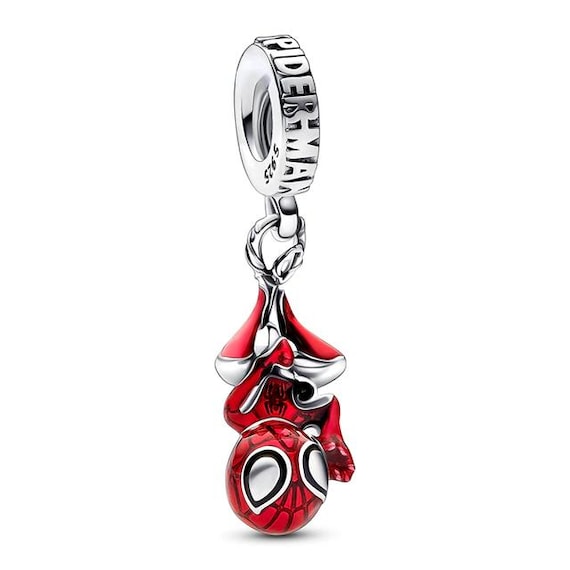 happy0527 PANDORA × MARVEL スパイダーマン Pandora Marvel Hanging Spider-man Riipushela Charm Ael S925 - Etsy