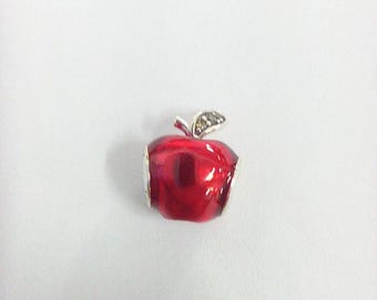 s925 ale pandora snow white apple charm