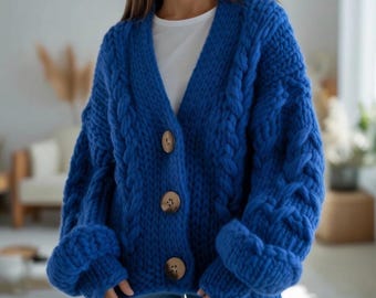 Crochet Pullover Pattern for Women | Colorful Striped Cardigan