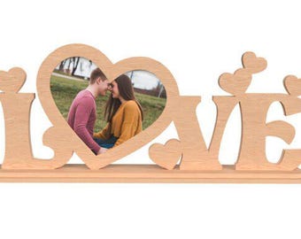 Heart Photo Frame SVG | Valentine's Day Laser Cut File (Digital Download)