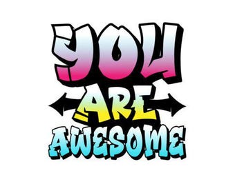 You Are Splendid Valentine Sticker | Positive Love Quote (SVG, PNG, PDF