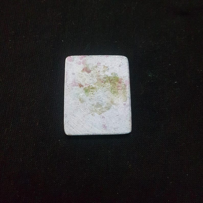 Cushion Ruby Fuchsite Cabochon, 33X26X5 Mm-one Side Polished Ruby ...
