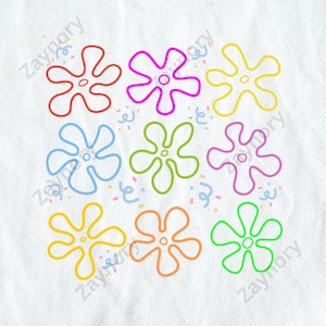 Ocean Bottom Flowers SVG, Island Flowers Png, Cut files for Cricut and Silhouette, Instant Download