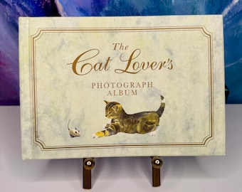 Álbum de fotos para amantes de los gatos, libro de fotos vintage de 1996, recuerdo fotográfico, regalo, decoración de los 90, estilo cottagecore.