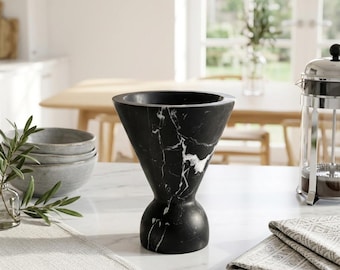 Marmeren wierookbrander: Franse aromatherapie-kachel met natuurlijke grotsteen en stille wind
