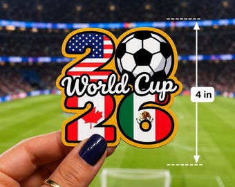 2026 Soccer Sticker Set - 12 Piece