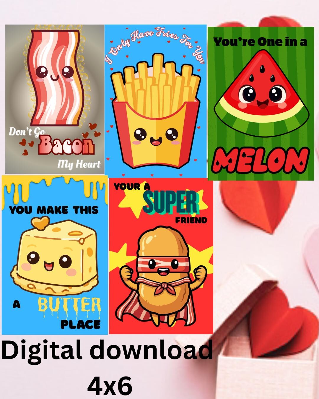 Printable Valentine Treat Bag Tags for Kids, Classroom Party Favors ...