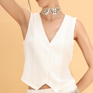 Gold Gothic Lace Choker – Handmade Mirror Adjustable Statement Necklace, Romantic Victorian Party Jewelry Gift for Her