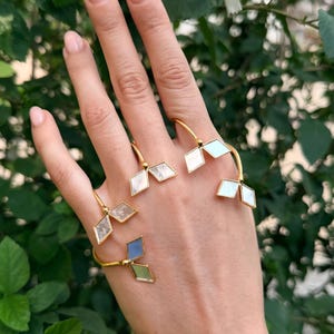 Festival style mirror brass finger cuff
Handmade slave ring cuff bracelet design
Joyas De metal