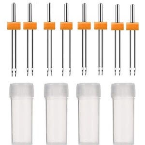 Twin Sewing Machine Needles Set: 3/75, 3/80, 3/90 for Stretch Embroidery Quilting