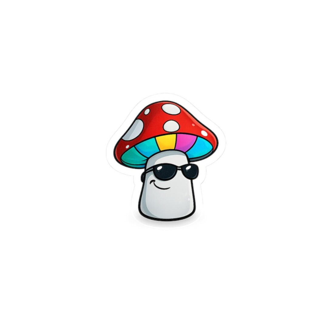 Rave Asylum Sticker, the Asylum Shroom Psychedelic Vinyl Decal - Etsy