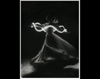 Pathos | Charcoal Art Print