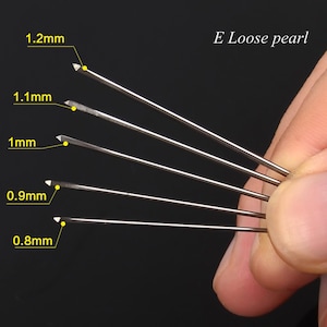 Pearl Drill Bit Set - Tungsten Steel Needle for Large Holes 0.6mm to 3.5mm - Perfect for DIY Jewelry & Crafts